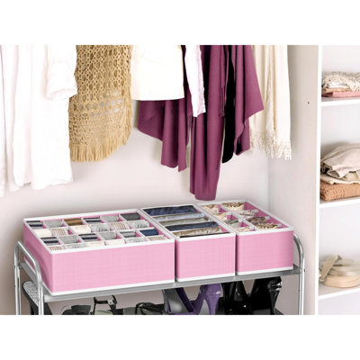 Closet Underwear Organizer Drawer Divider 4 Set