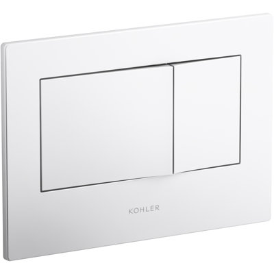 Bevel Flush Actuator Plate for 2 x 4 In-Wall Tank and Carrier System