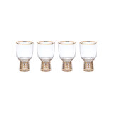 Lenox Tuscany Classics Gold Frost Wine Glasses, Set Of 4