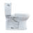 TOTO® Drake® Two-Piece Elongated 1.6 GPF Universal Height TORNADO FLUSH® Toilet with CEFIONTECT® and SoftClose® Seat, WASHLET®+ Ready, Cotton White-64839693