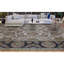 Tapis ivoire et noir noué à la main de haute qualité
