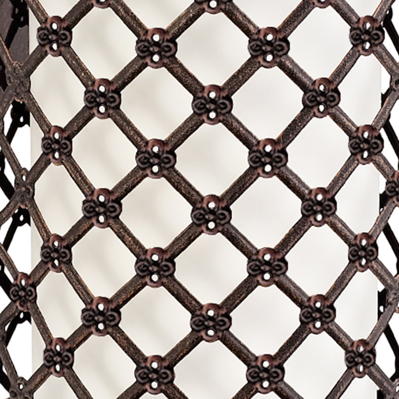Keeva Bronze 11.81'' H Frosted Glass Outdoor Wall Lantern