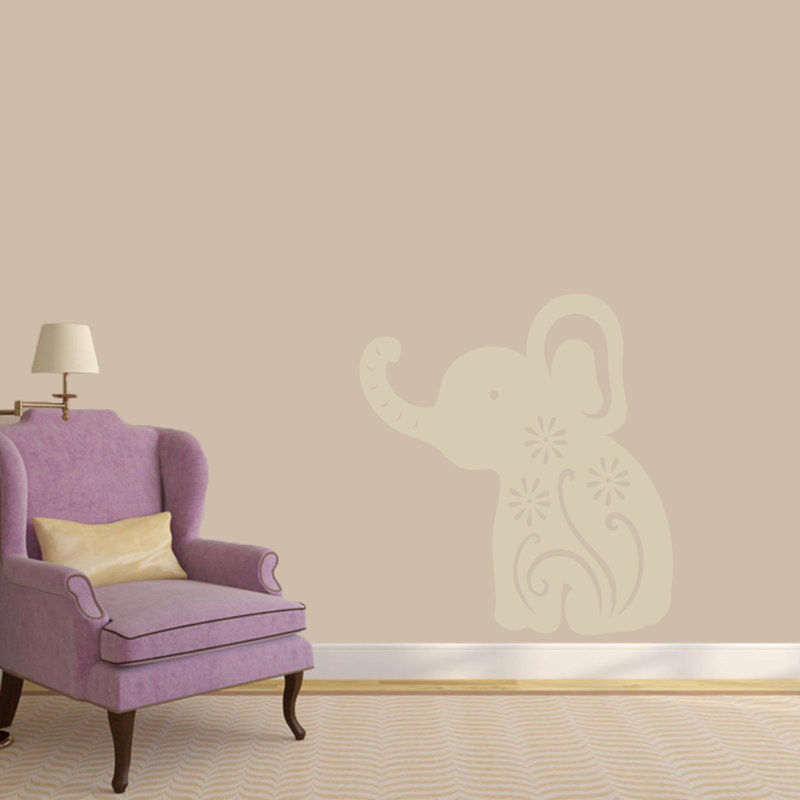 Landscape & Nature Non-Wall Damaging Wall Decal, Beige
