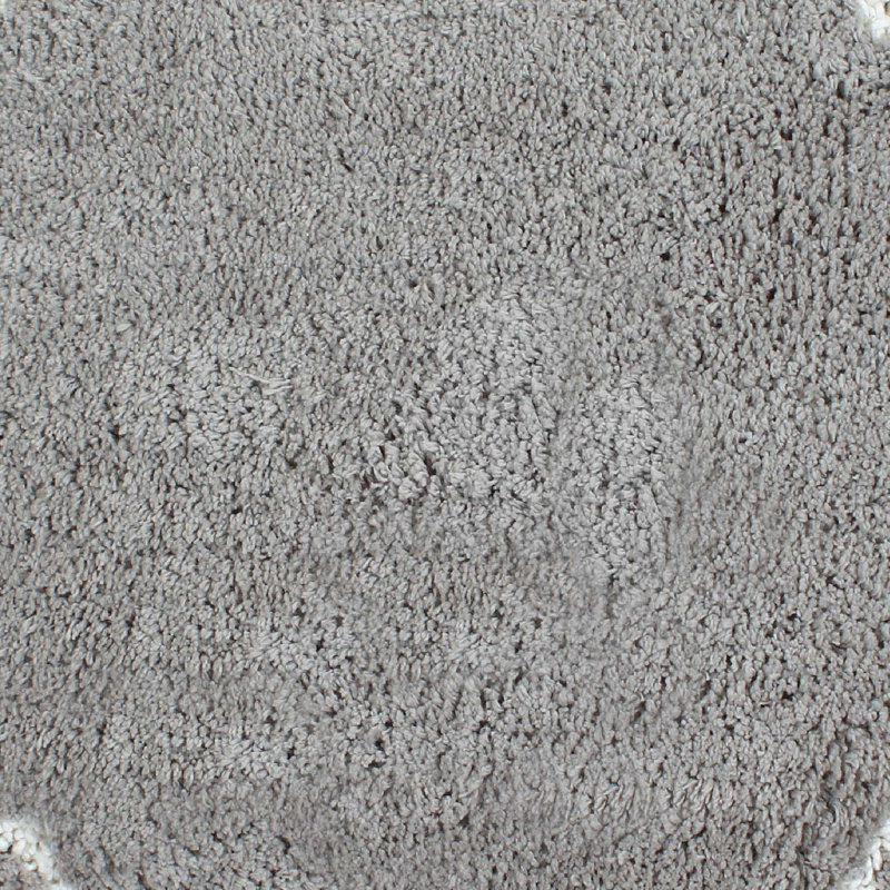 Tapis pour salle de bain 100% coton Allure - lavable à la machine, séchage rapide, absorbant - ensemble de 5 pièces, Gris