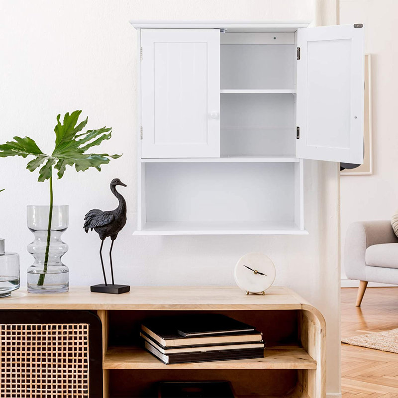 Jesilyn Bathroom Cabinet, White