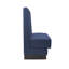 Six-Channel Single-Sided Restaurant Booth Seating - Navy-117196478