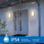 Matte Black 21cm H Outdoor Sconce