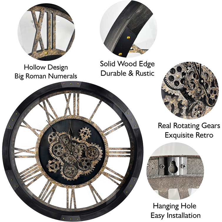 The Gears Clock Wall Clock & Reviews