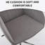 Fauteuil de bureau réglable, chambre à coucher à domicile, fauteuil pivotant ergonomique, siège à dossier, confortable pour les longues séances-1100855064-1100855067