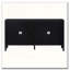 Retro 4-Door Sideboard with Circular Groove Design and Round Handles-824327230