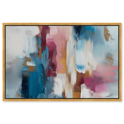 Décoration murale sur toile Rosy and Ocean Hues II par Art Remedy