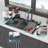 Gunmetal Black Drop-In Waterfall Kitchen Sink With Pull-Down Faucet And Cup Washer