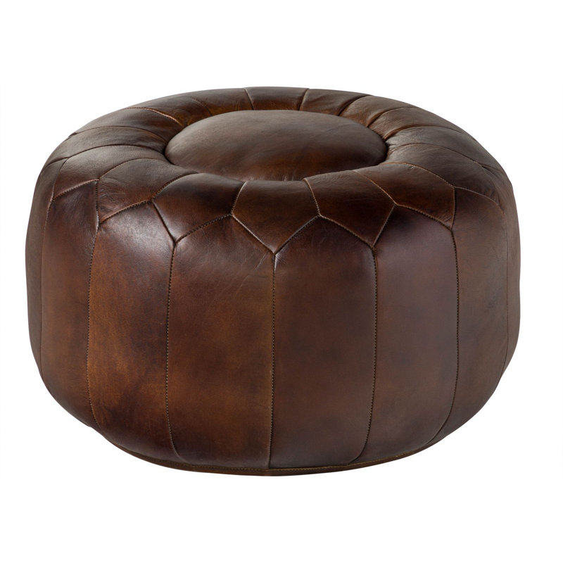 CHESTERFIELD Solid Wood Accent Stool