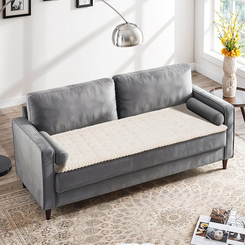 Polyester Sofa Slipcover, 70cm H x 210cm W x 70cm D