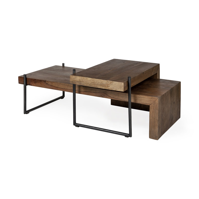 Easterwood Solid Wood Nesting Coffee Table