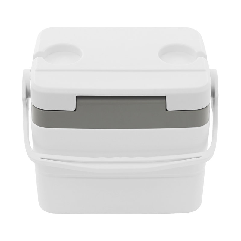 8.5L Portable Small Insulated Cooler, White