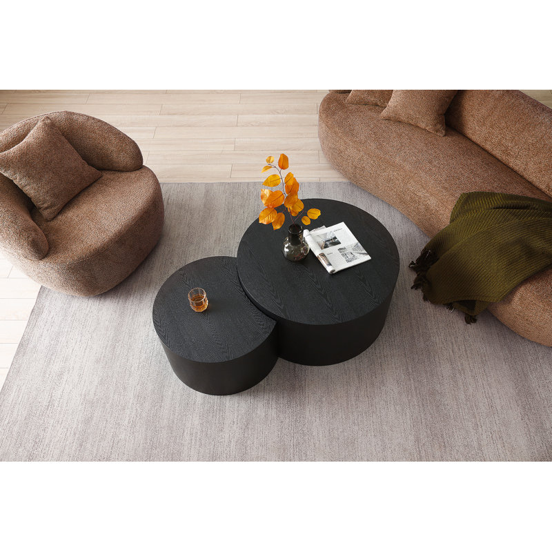 Canapé pivotant 360 ° Mid Century, Brun