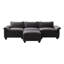 Canapé modulaire de luxe avec repose-pieds-1826262817