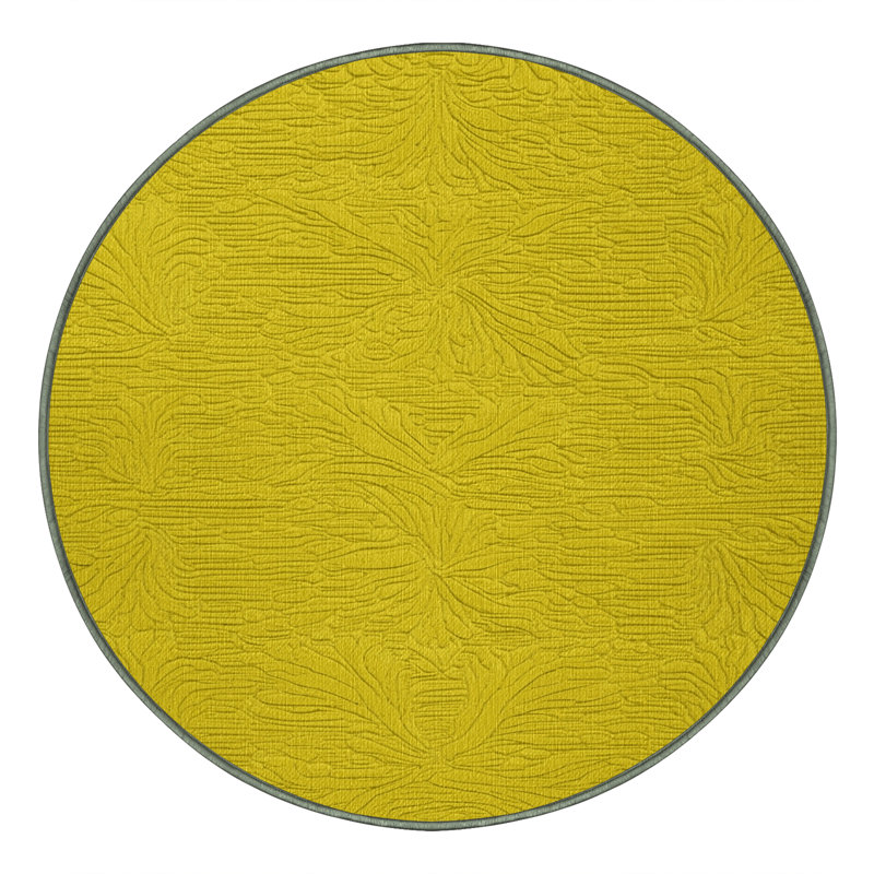 Washable Citron Fruits Area Rug, Rectangle 3' x 5'