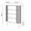 78 cm W Chest of 4 Drawers