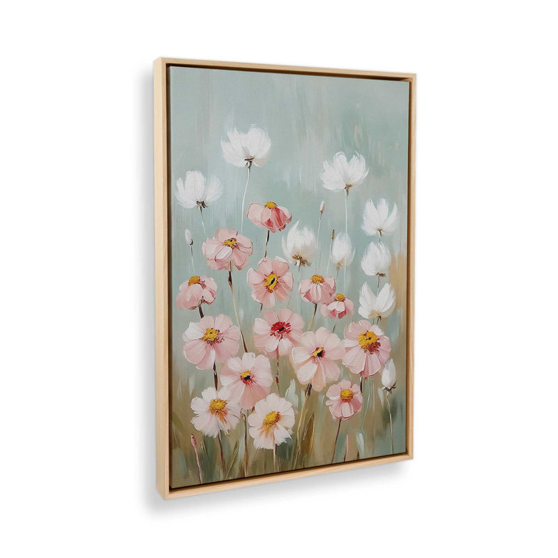 Murmures de fleurs, H 30,75 po x l 20,75 po, Impression encadrée sans passe-partout, Érable américain