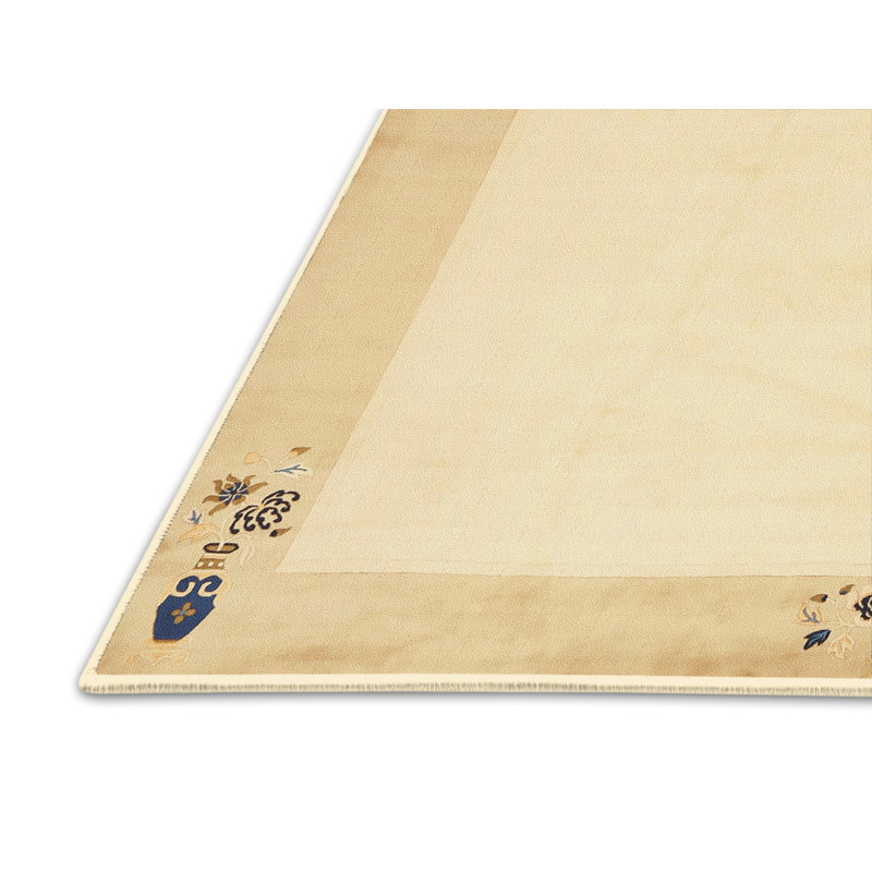 Surface beige contemporaine tapis, Rectangle 2 pi x 4 pi