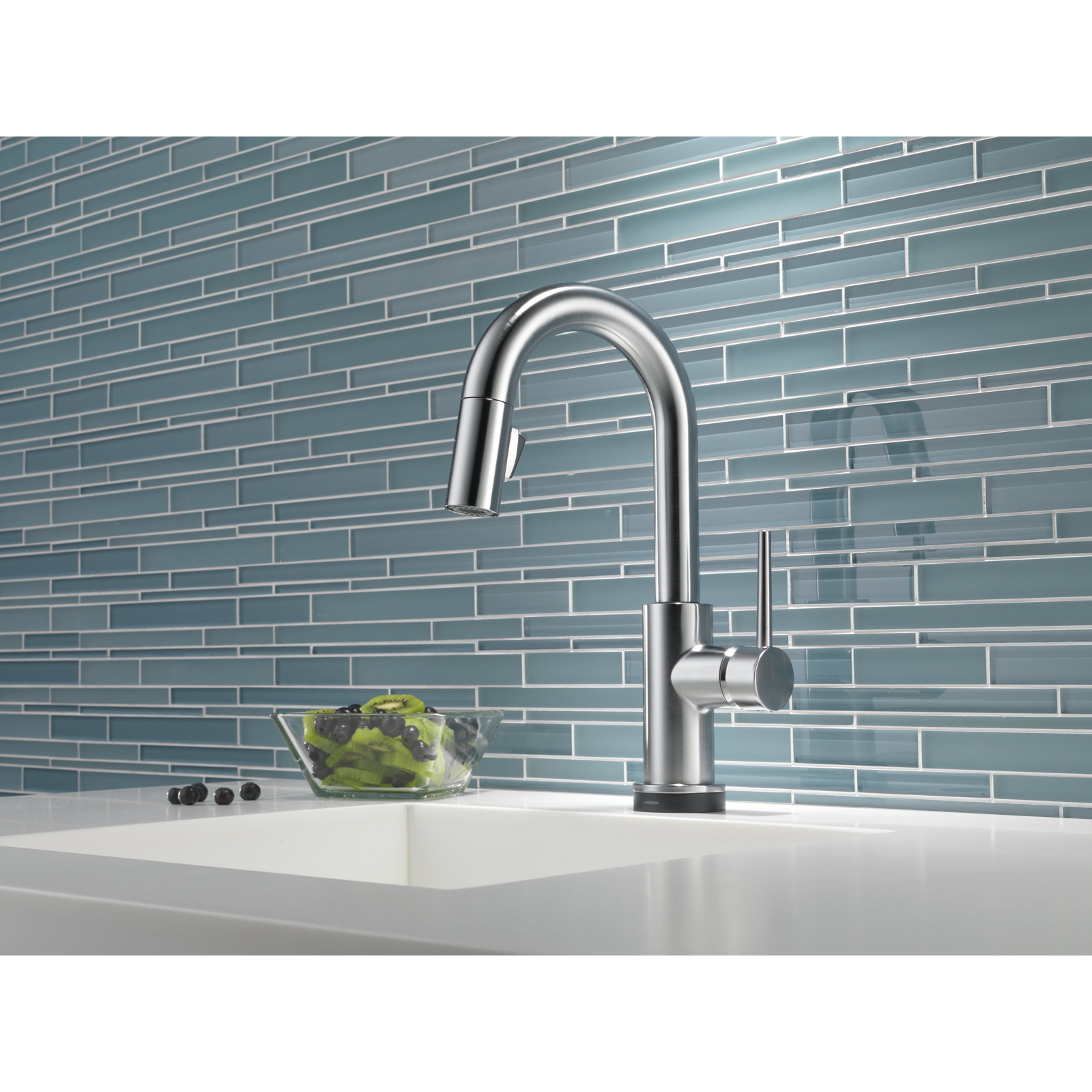 Trinsic Pull Down Touch Bar Faucet, Arctic Stainless