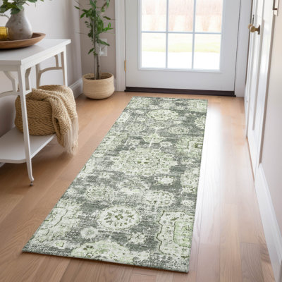 Tapis intérieur / extérieur Heffington avec envers antidérapant