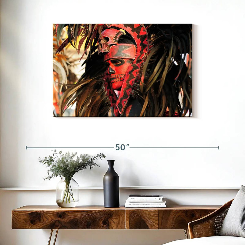 Leisha Aztec Dancer, 24" H x 36" W