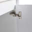 Ensemble de meuble-lavabo sur pied 72 po avec lavabo en résine et 1 armoire latérale (ensemble de 3)