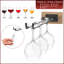 Ensemble de porte-verres à pied en verre (ensemble de 6)-2128760989