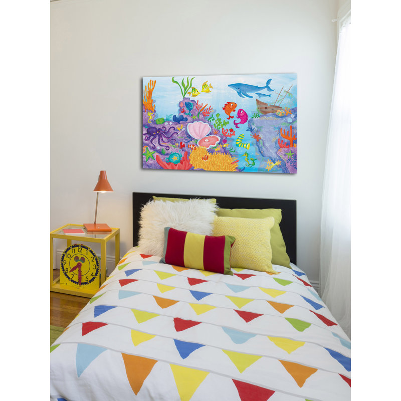 «Coral Reef», reproduction sur toile tendue, 24 po x 36 po