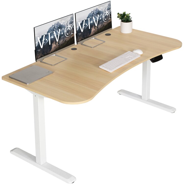 63" x 32" Electric Desk with Touch Screen Memory Controller Series