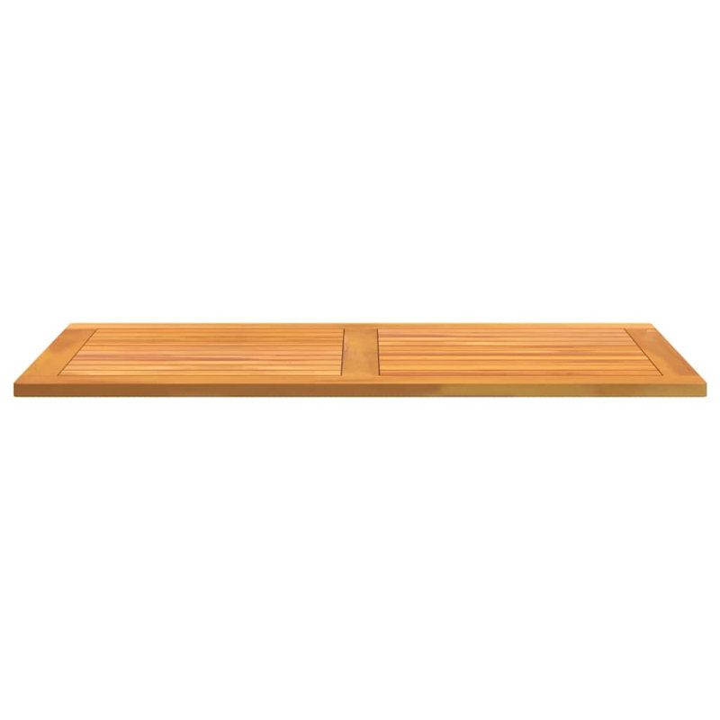 Solid Wood Table Top, 2cm H x 110cm W x 55cm D