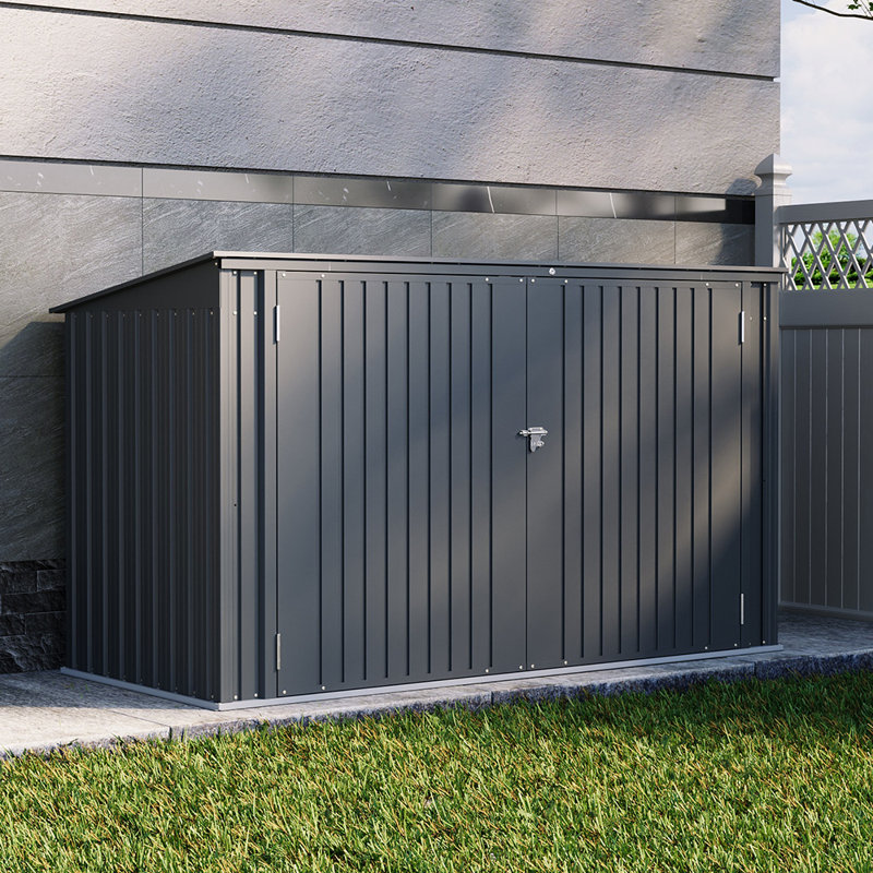 Outdoor Trash Bin Storage Shed
