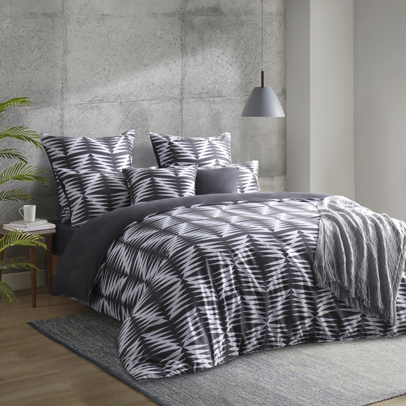 Chevron / Zig Zag Duvet Cover, 155 x 220 cm - 1 Pillowcase (80 x 80cm)
