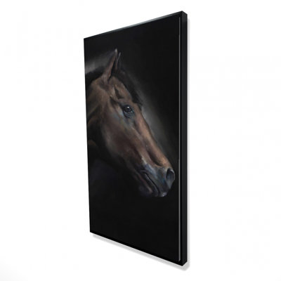 Loneliness Horse Print On Canvas