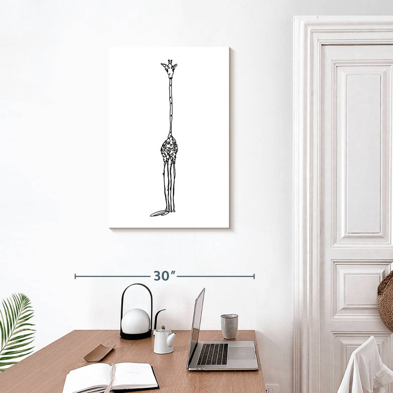 Brampt svelte girafe, H 30 po x l 20 po