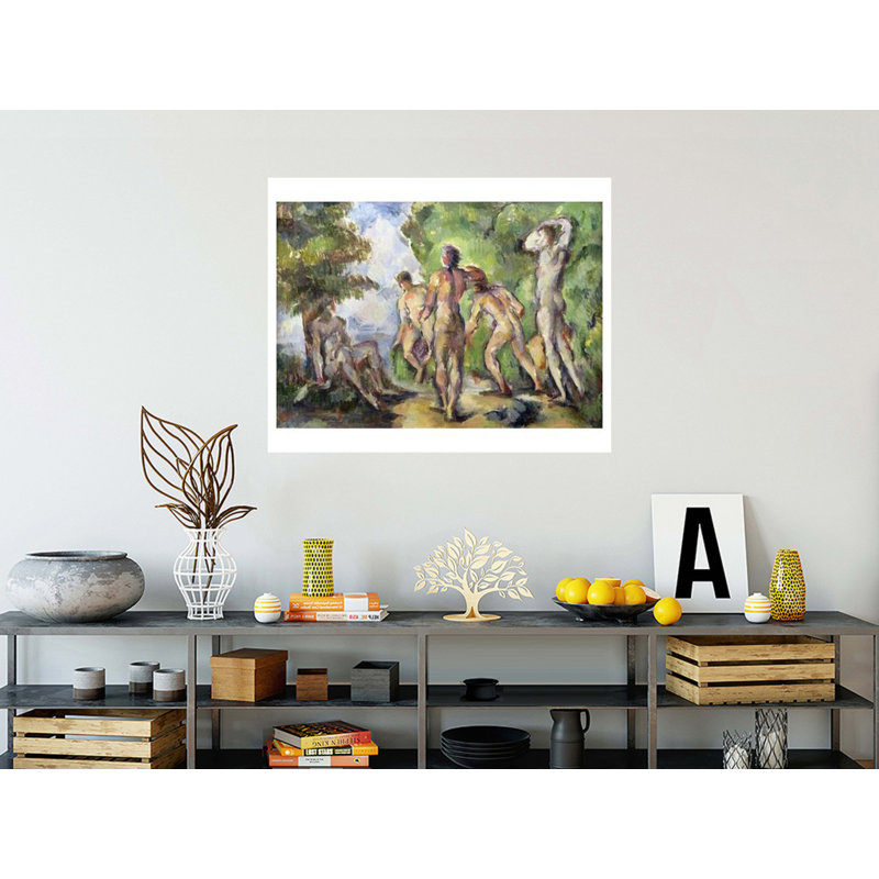«Bathers» par Paul Cézanne, impression giclée, H 32 po x l 40 po