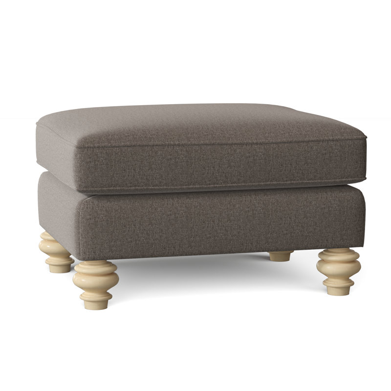 Repose-pieds Aleina, Chenille performance gris Craftwood 42, Manhattan