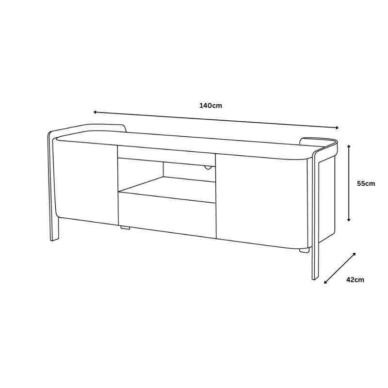 TV Stand for TVs up to 58"