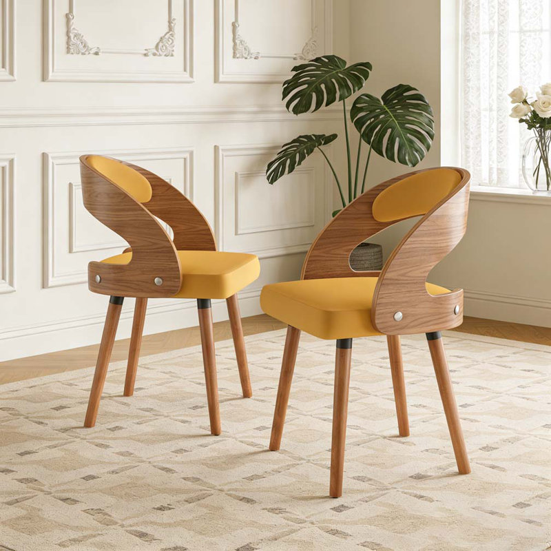 Ensemble de chaises de salle à manger en bois, Gingembre gingembre