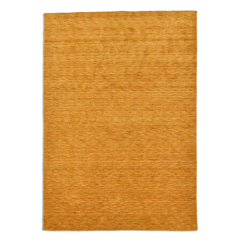 Rectangular Uniform Color Wool Hand Woven Area Rug, Rectangle 250cm x 350cm