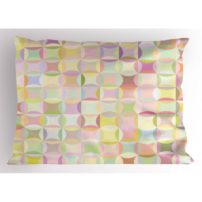 Dots Polyester Geometric Sham Set, Twin