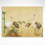 Japanese Cranes With Bamboo - Wrapped Canvas Print-464413821