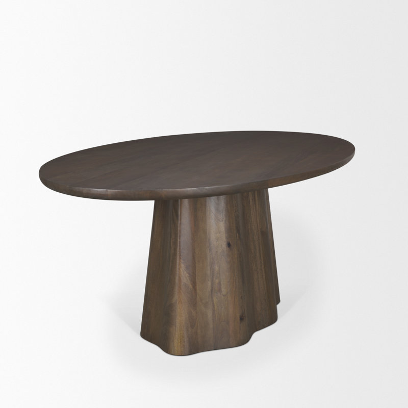 Table de salle à manger Hosmer, Marron foncé