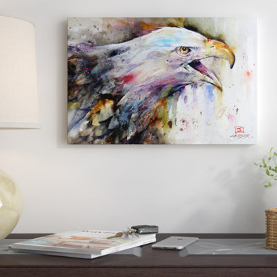 « eagle », reproduction d’art sur toile tendue encadrée