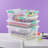 Sterilite Medium Clip Box Clear Home Storage Tote Container with Lid-99476627-99476630