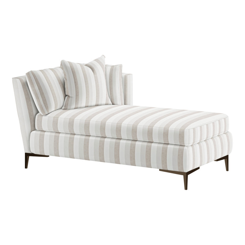 Aiden Chaise Lounge, Antique Bronze, Right Hand Facing, Perigold On The Lamb Newsprint