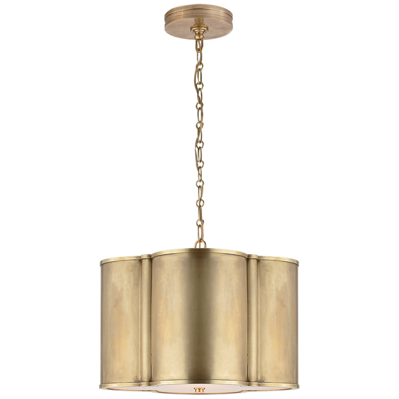 Basil 2 - Light Chandelier, Natural Brass